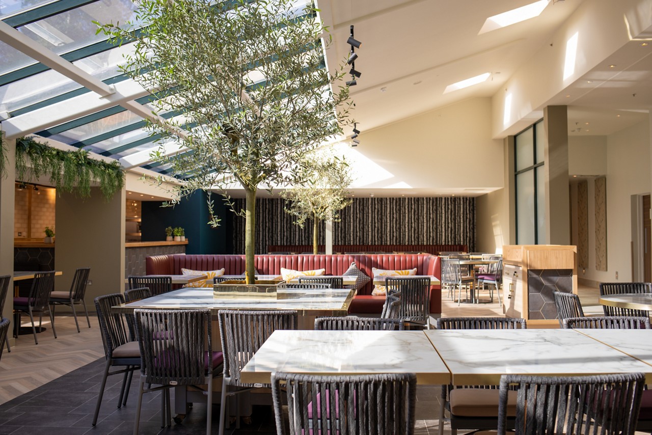 Seating in the Vitalé Café Bar.