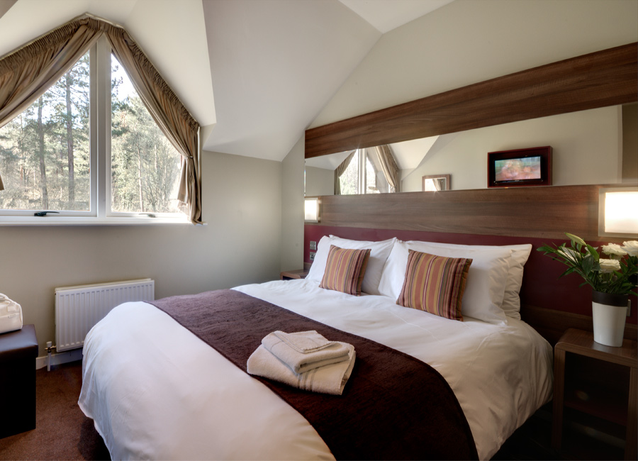 spa apartment with double bed