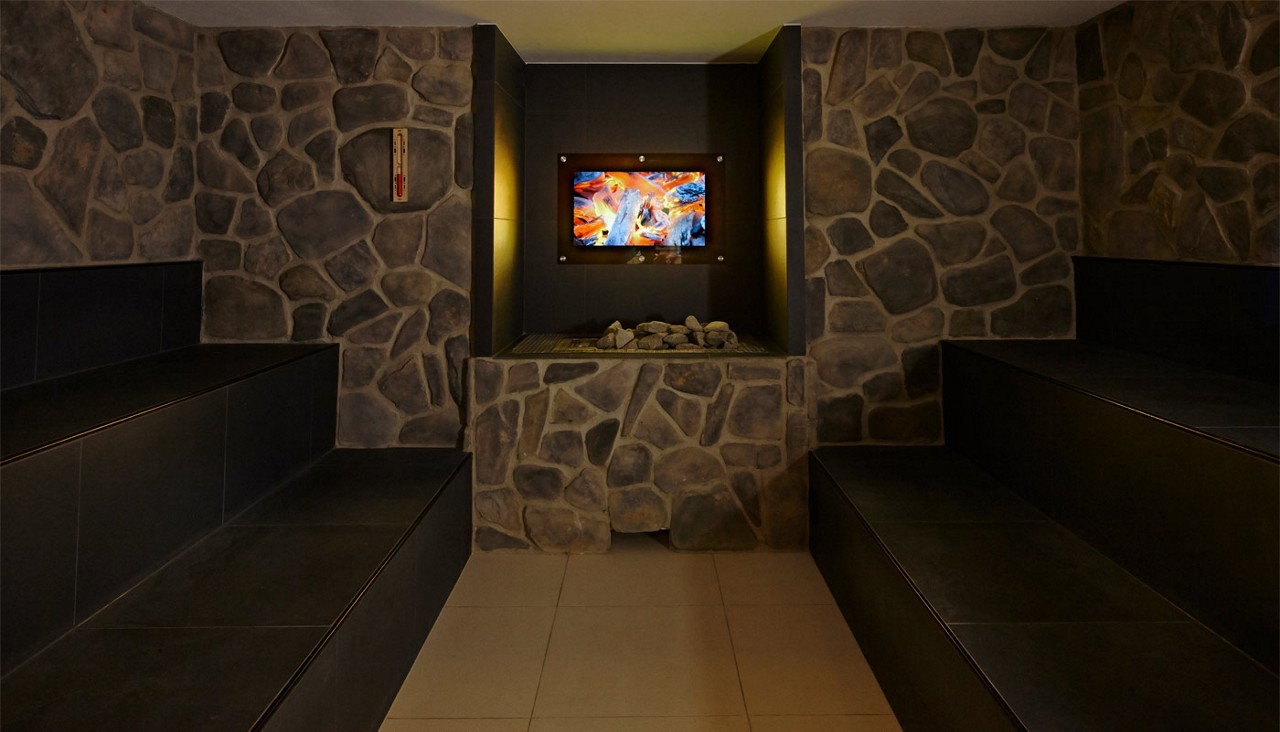 Inside the Stone Sauna 