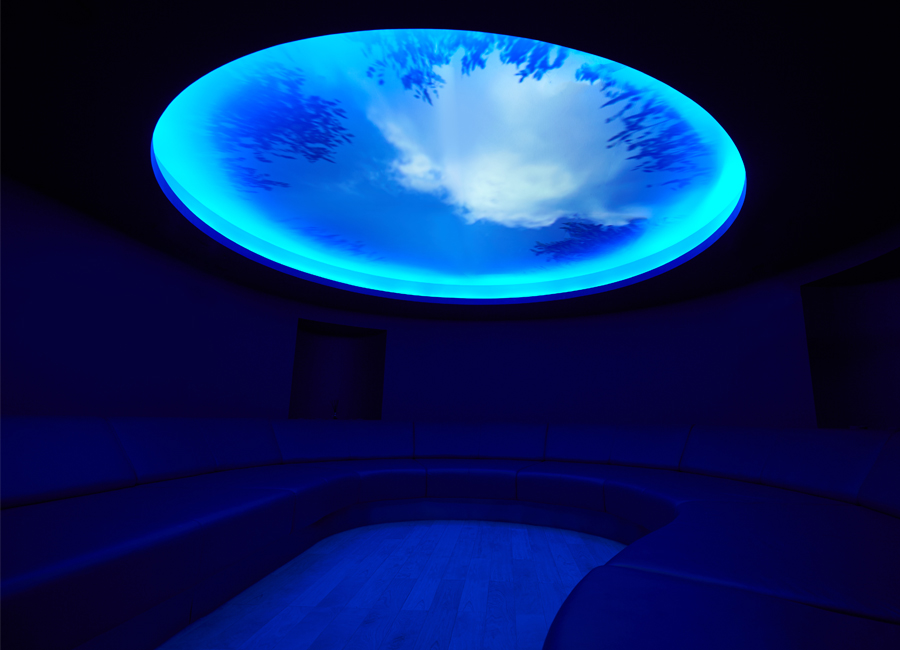 dark experience room with day to night effect on ceiling 