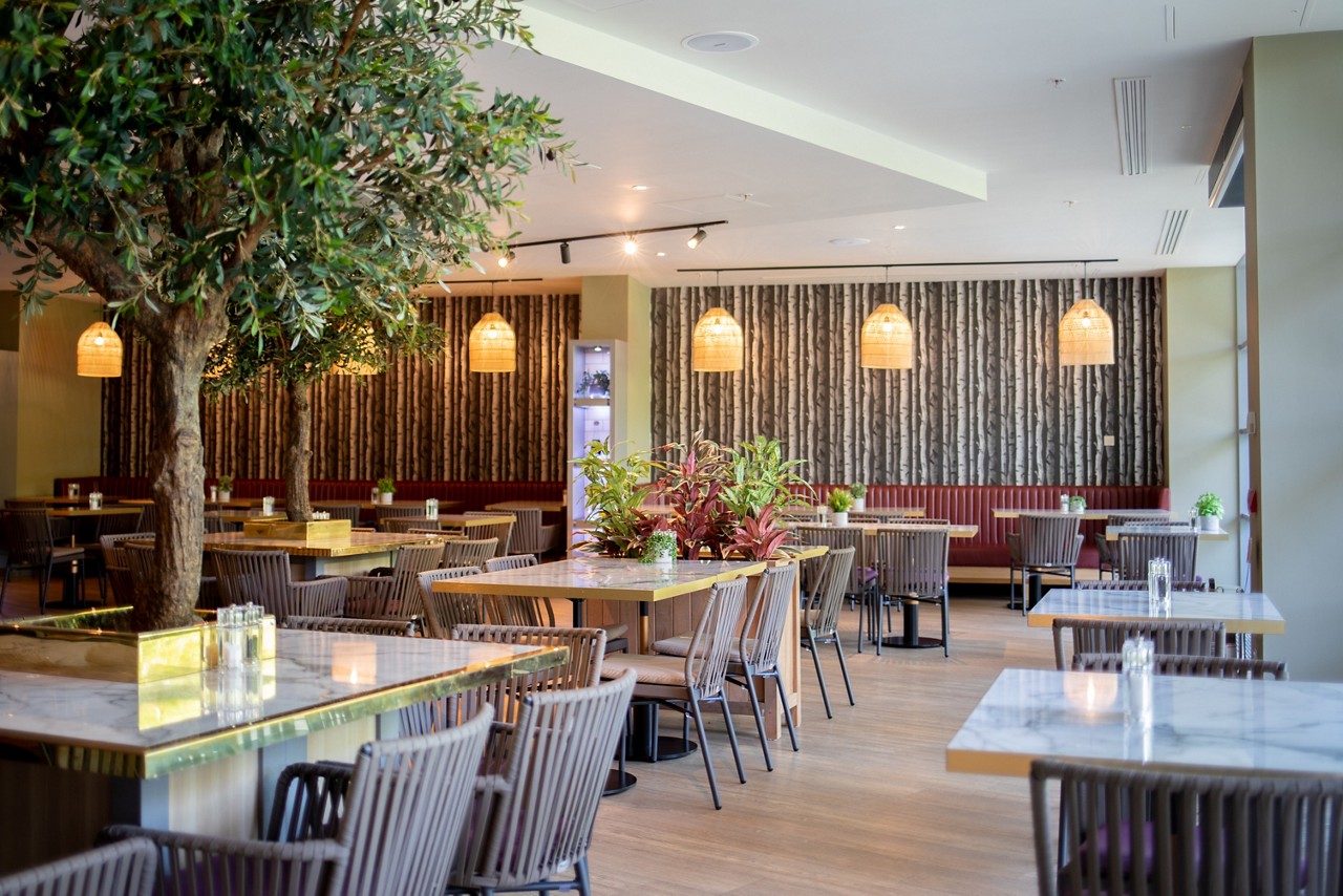 Seating in the Vitalé Café Bar.