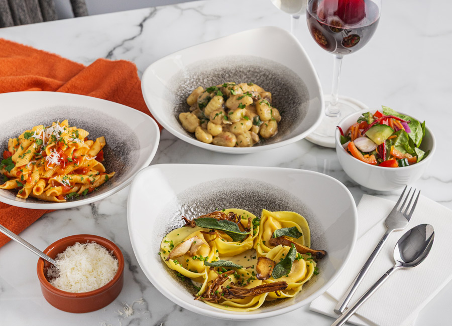 selection of salads